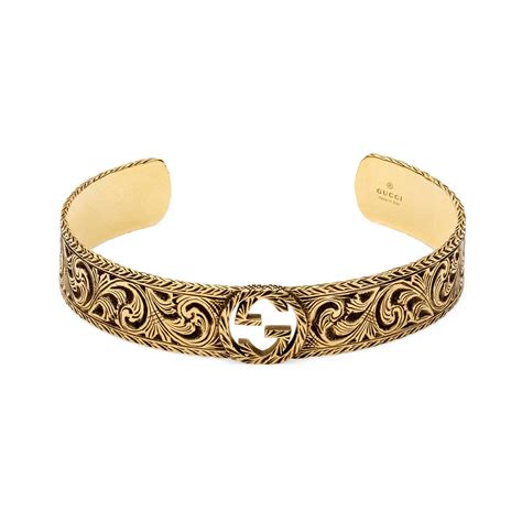 brazalete gucci oro|pulseras de oro gucci.